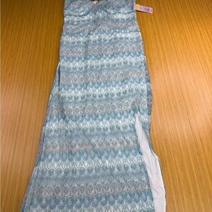 Women's Crochet Slip Dress - Wild Fable™ Medium Blue MIDI